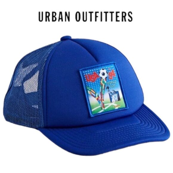 NEW Panini FIFA Urban Outfitters UO USA ‘94 Trucker Cap Hat - Picture 1 of 4